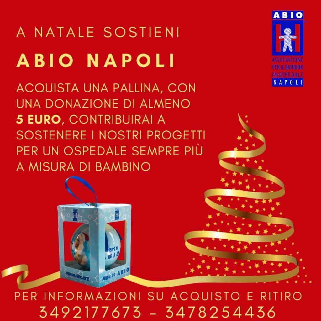 Dona un gioco o un libro ad ABIO Napoli per portare la magia del Natale ai bambini ricoverati in ospedale.